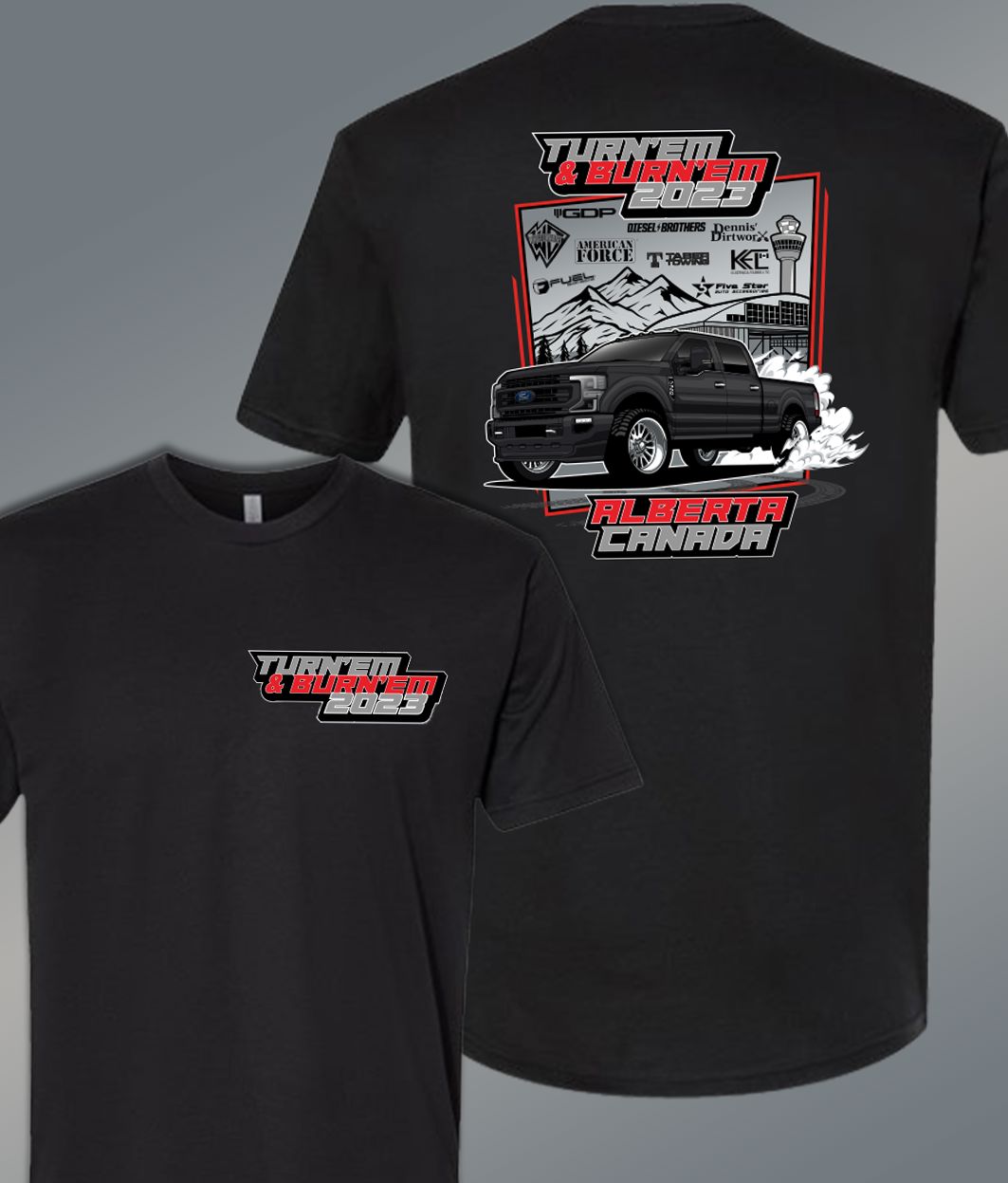 Turn 'Em & Burn 'Em 2023 T-Shirt T-Shirt DSLR 