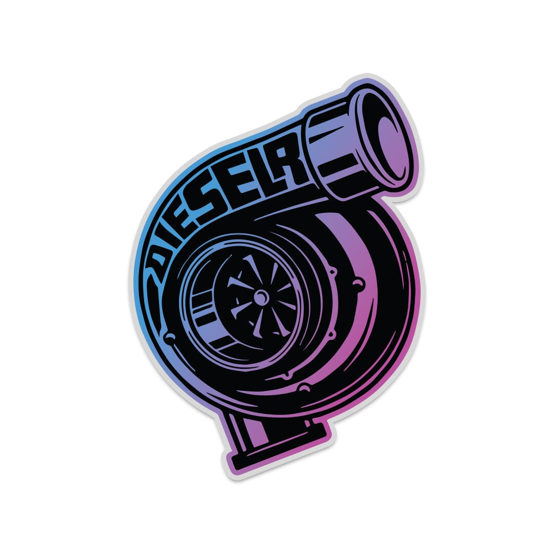 Dieselr Holographic Turbo Sticker Accessories DSLR 