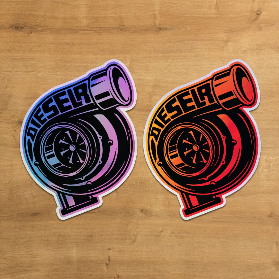 Dieselr Holographic Turbo Sticker Accessories DSLR 