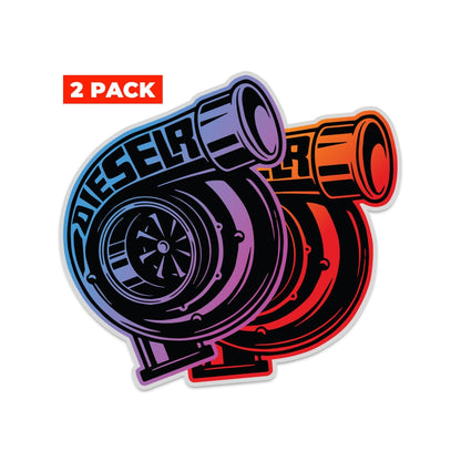 Dieselr Holographic Turbo Sticker Accessories DSLR 