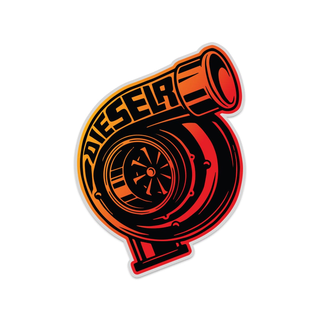 Dieselr Holographic Turbo Sticker Accessories DSLR 