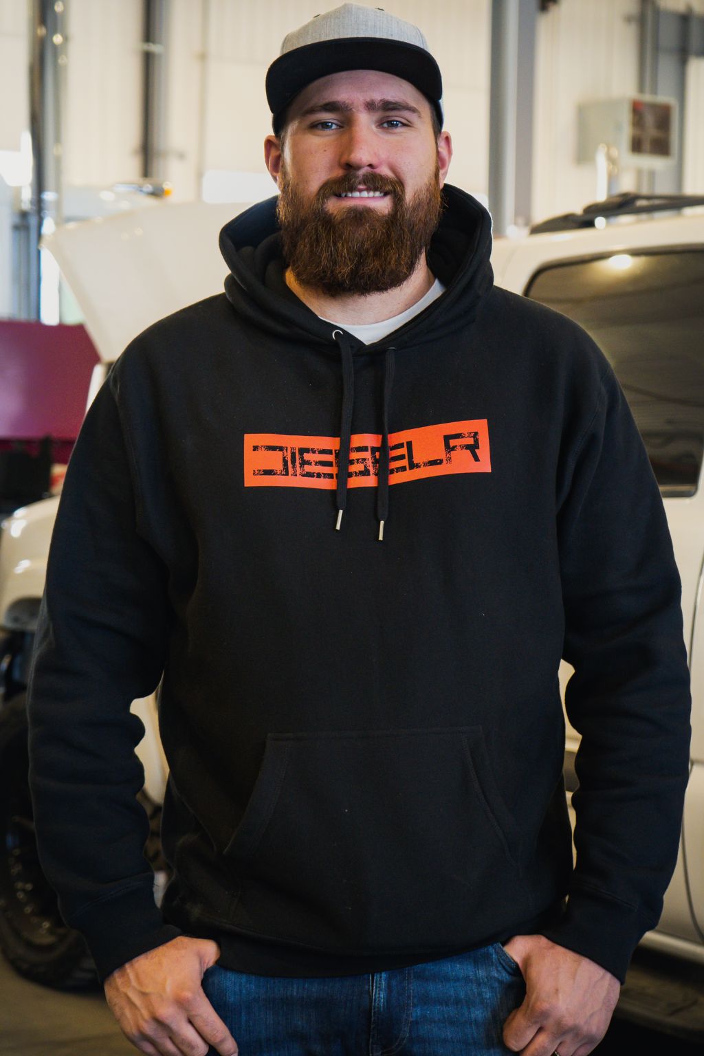 Red Predator Premium Heavyweight Hoodie Hoodie DSLR 