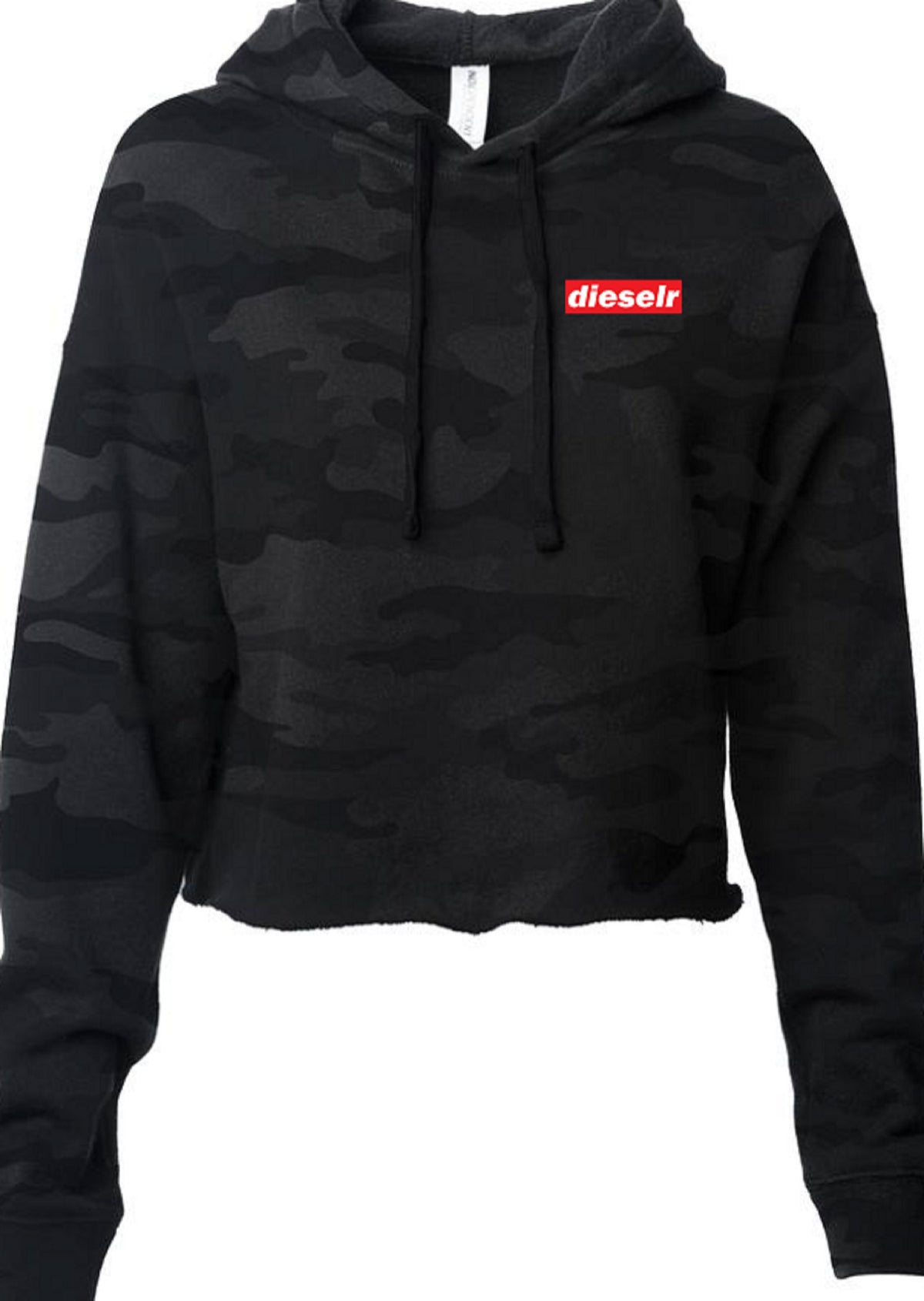 Dieselr Camo Crop Hoodie Apparel DSLR 