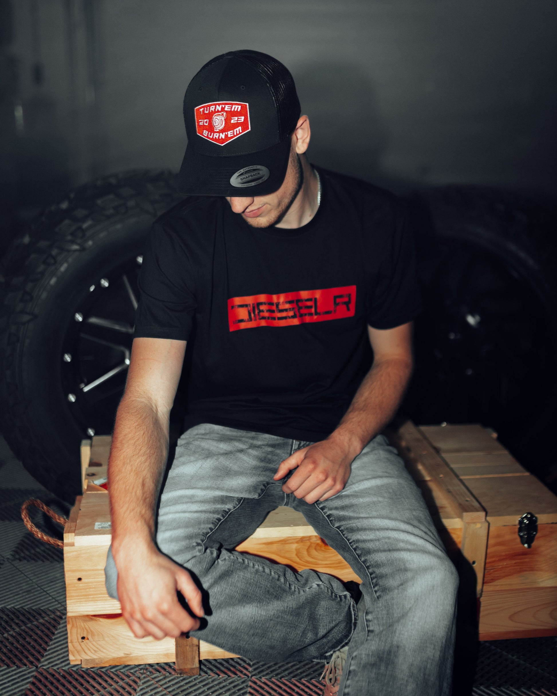 Turn 'Em & Burn 'Em 2023 Retro Trucker Snapback Hat Hat DSLR 