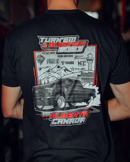 Turn 'Em & Burn 'Em 2023 T-Shirt T-Shirt DSLR 