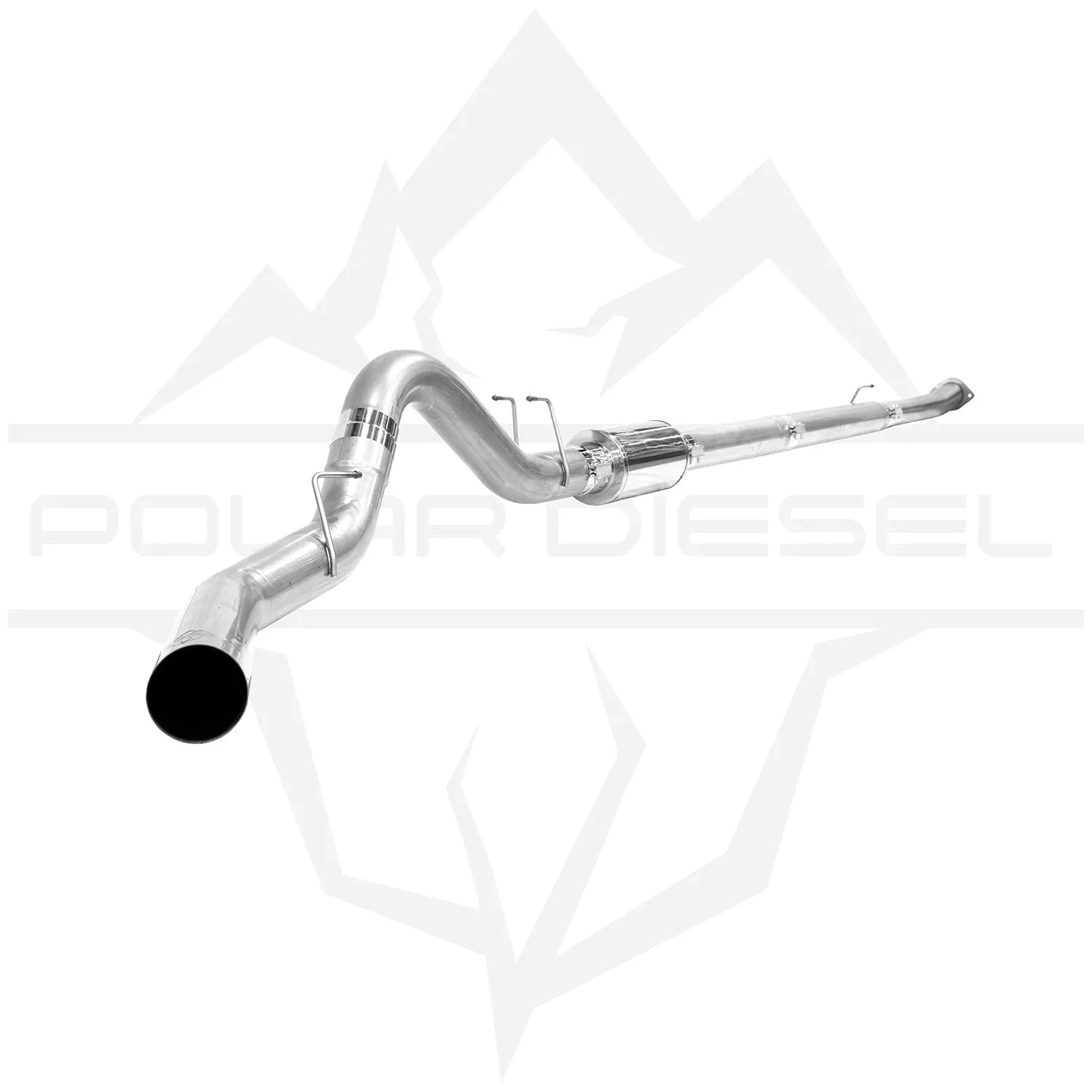 2011-2026 Ford Powerstroke 6.7L 304SS Raw 5" Polar Exhaust Exhaust Polar Diesel 