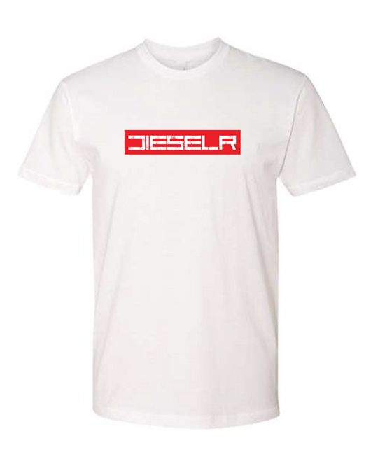 Red Predator Short Sleeve T-Shirt T-Shirt DSLR S White 