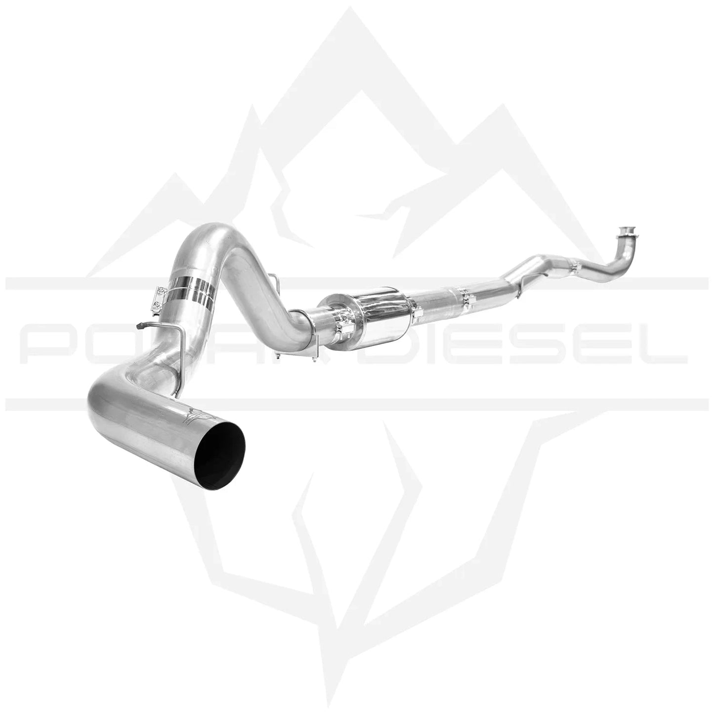 2017-2026 Duramax 6.6L 304SS Raw 5" Polar Exhaust Exhaust Polar Diesel 