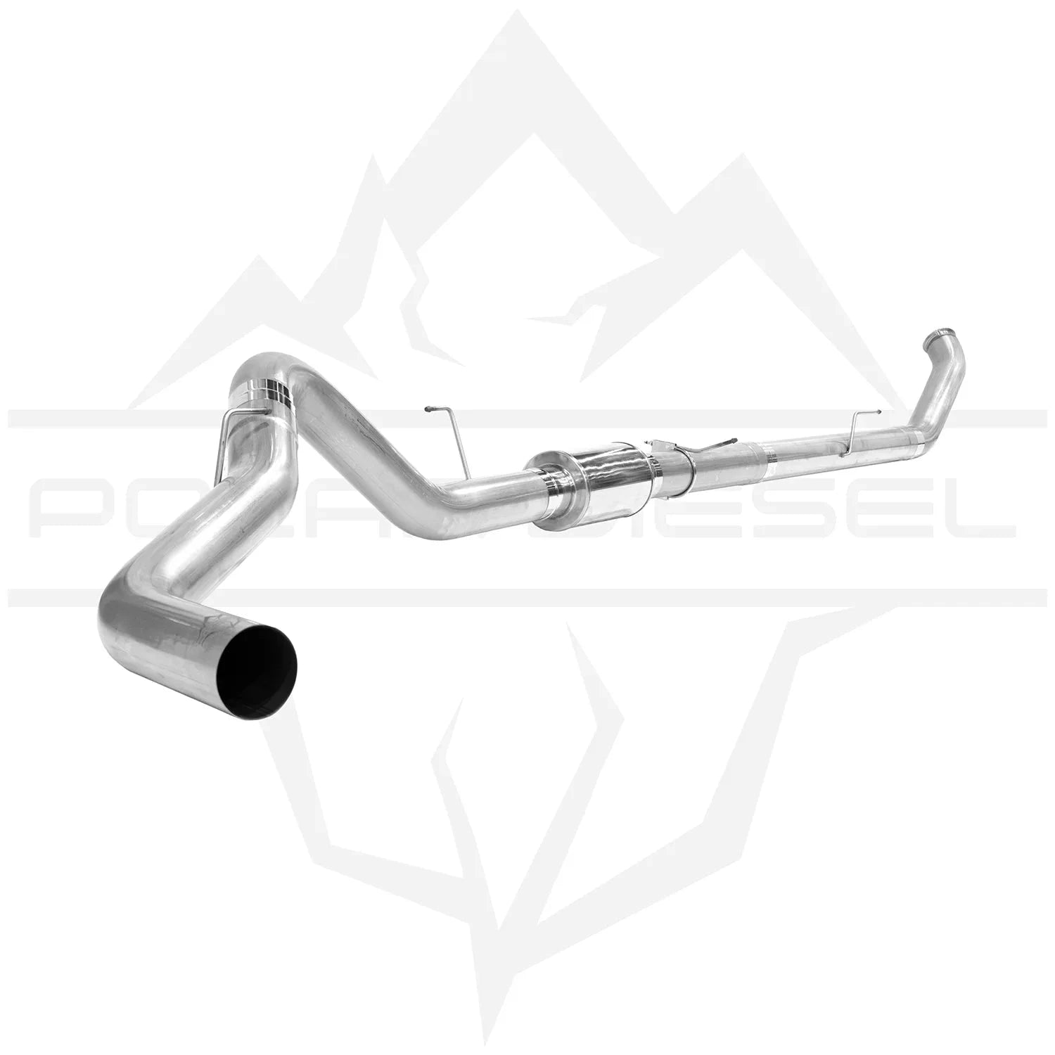 2010-2018 Cummins 6.7L 304SS Raw 5" Polar Exhaust Exhaust Polar Diesel 