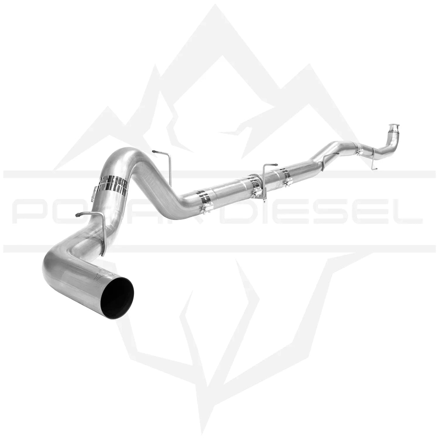 2011-2015 Duramax 6.6L 304SS Raw 5" Polar Exhaust Exhaust Polar Diesel 