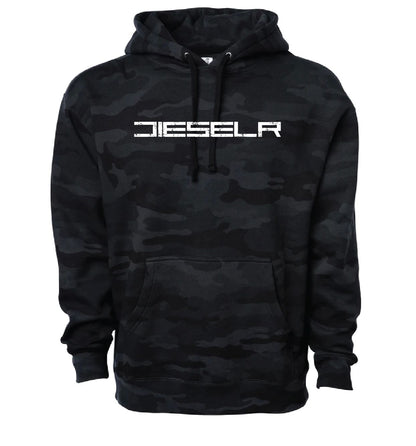 White Predator Midweight Hoodie Hoodie DSLR XS Black Camo 