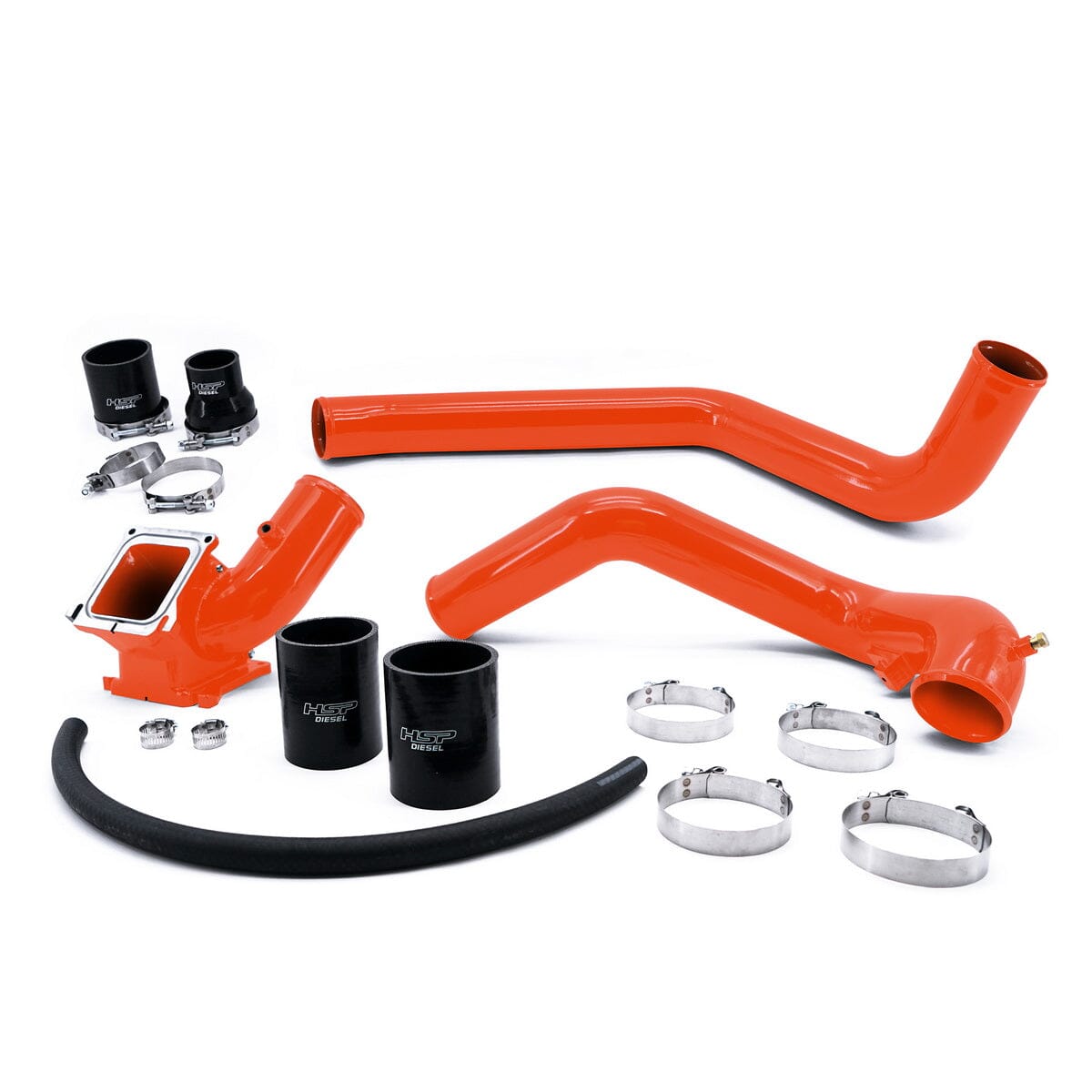 HSP Intercooler Charge Pipe Bundle (2006-2010 Chevrolet / GMC) Intercooler Pipes HSP Diesel Orange 