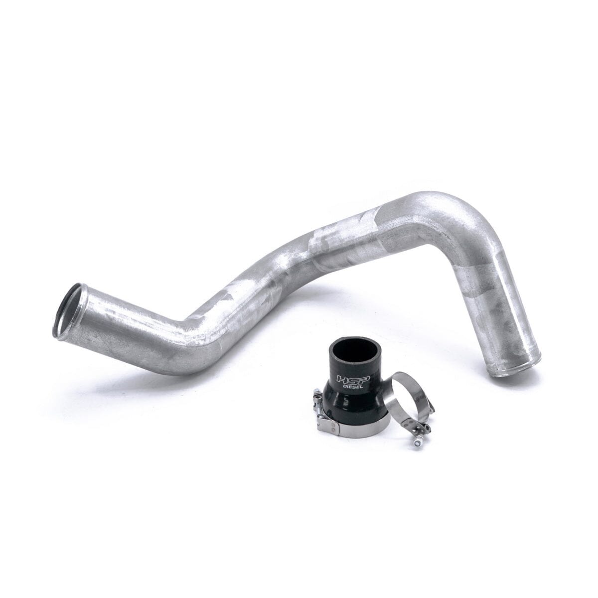 HSP Cold Side Tube - Factory Style (2003-2004 Chevrolet / GMC) Intercooler Pipes HSP Diesel Silver (Raw) 