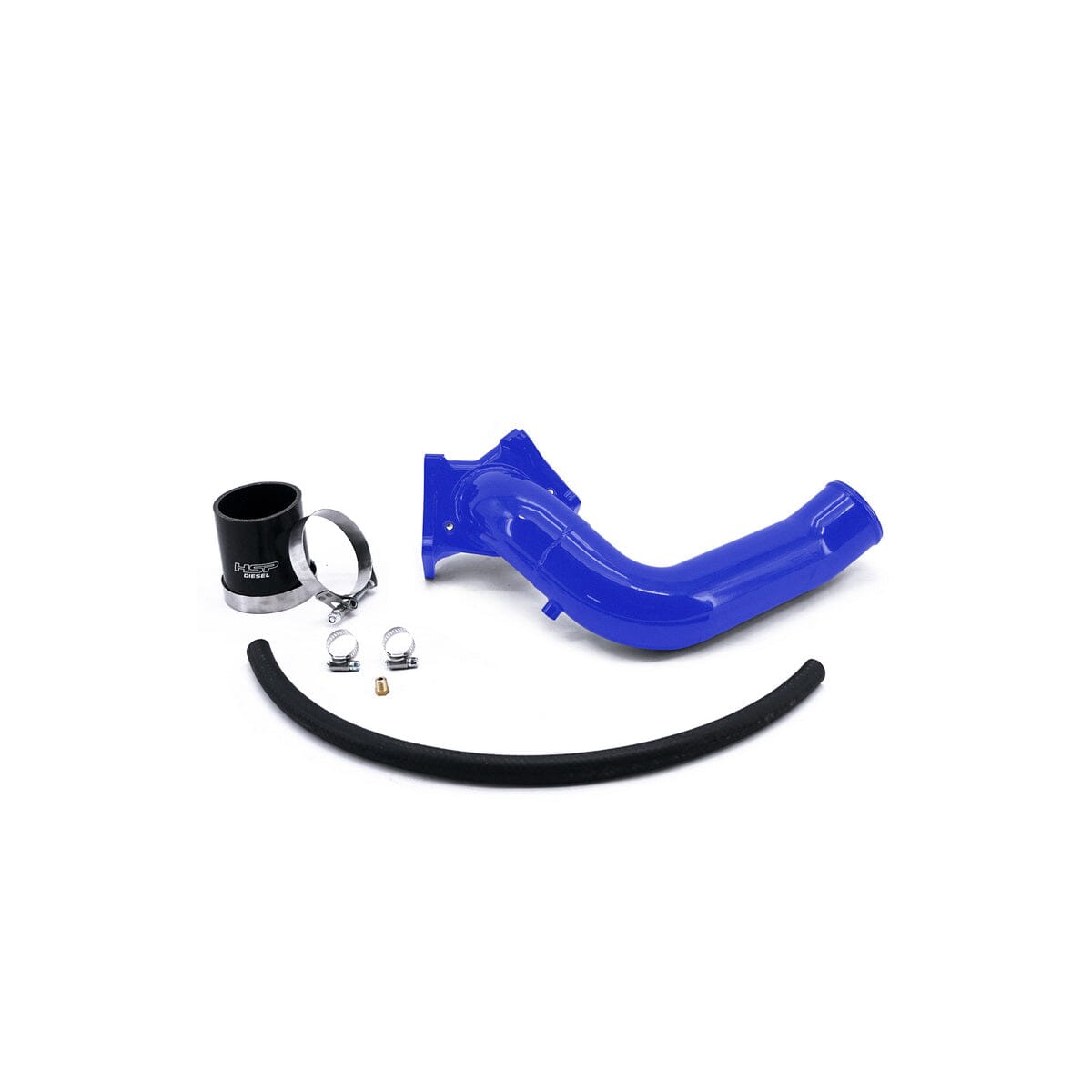 HSP Max Flow Bridge to HSP Cold Side (2004.5-2005 Chevrolet / GMC) Intercooler Pipes HSP Diesel Candy Blue 