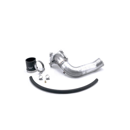 HSP Max Flow Bridge to HSP Cold Side (2004.5-2005 Chevrolet / GMC) Intercooler Pipes HSP Diesel Silver (Raw) 