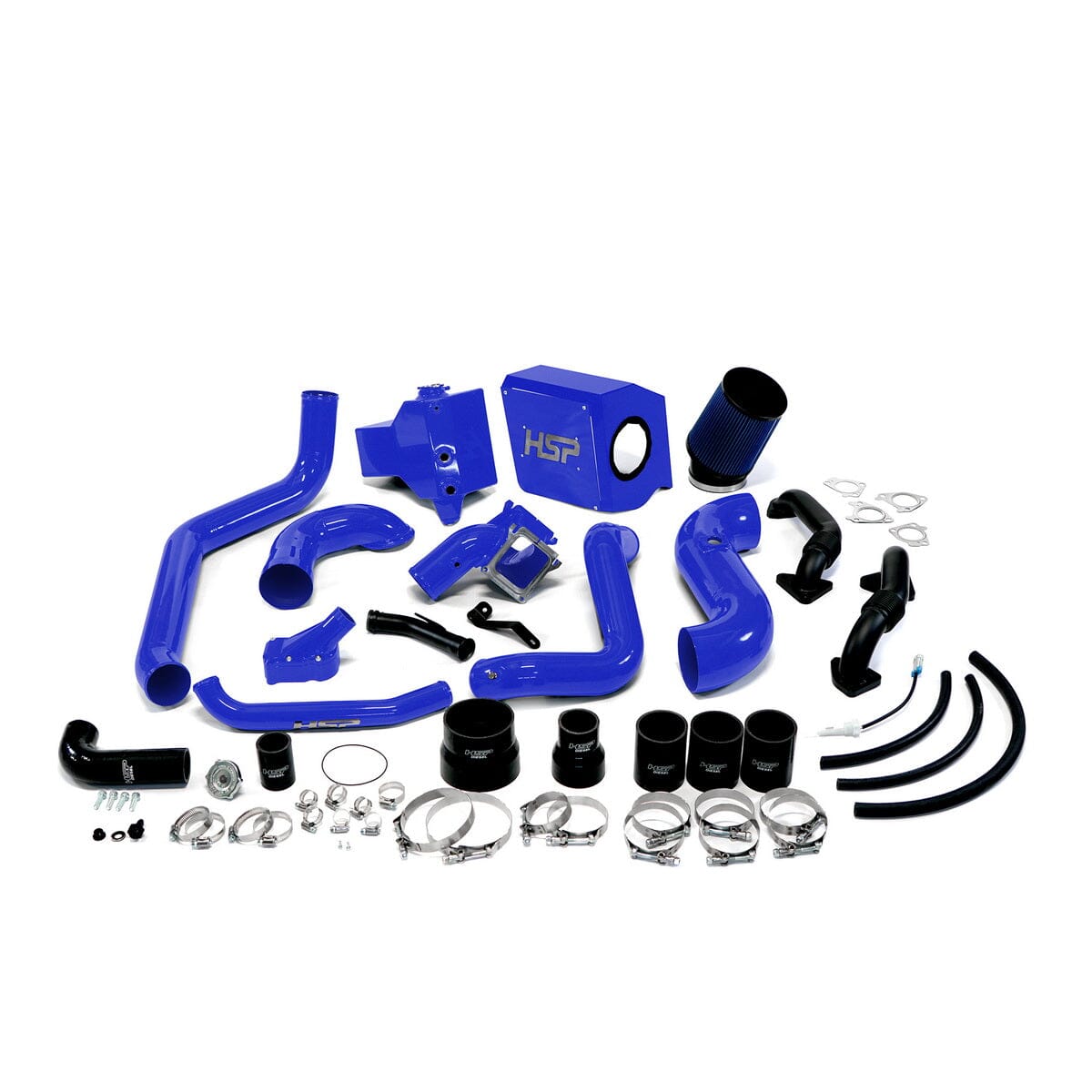 HSP Deluxe Max Air Flow Bundle (2006-2007 Chevrolet / GMC) Cold Air Intake HSP Diesel Candy Blue 