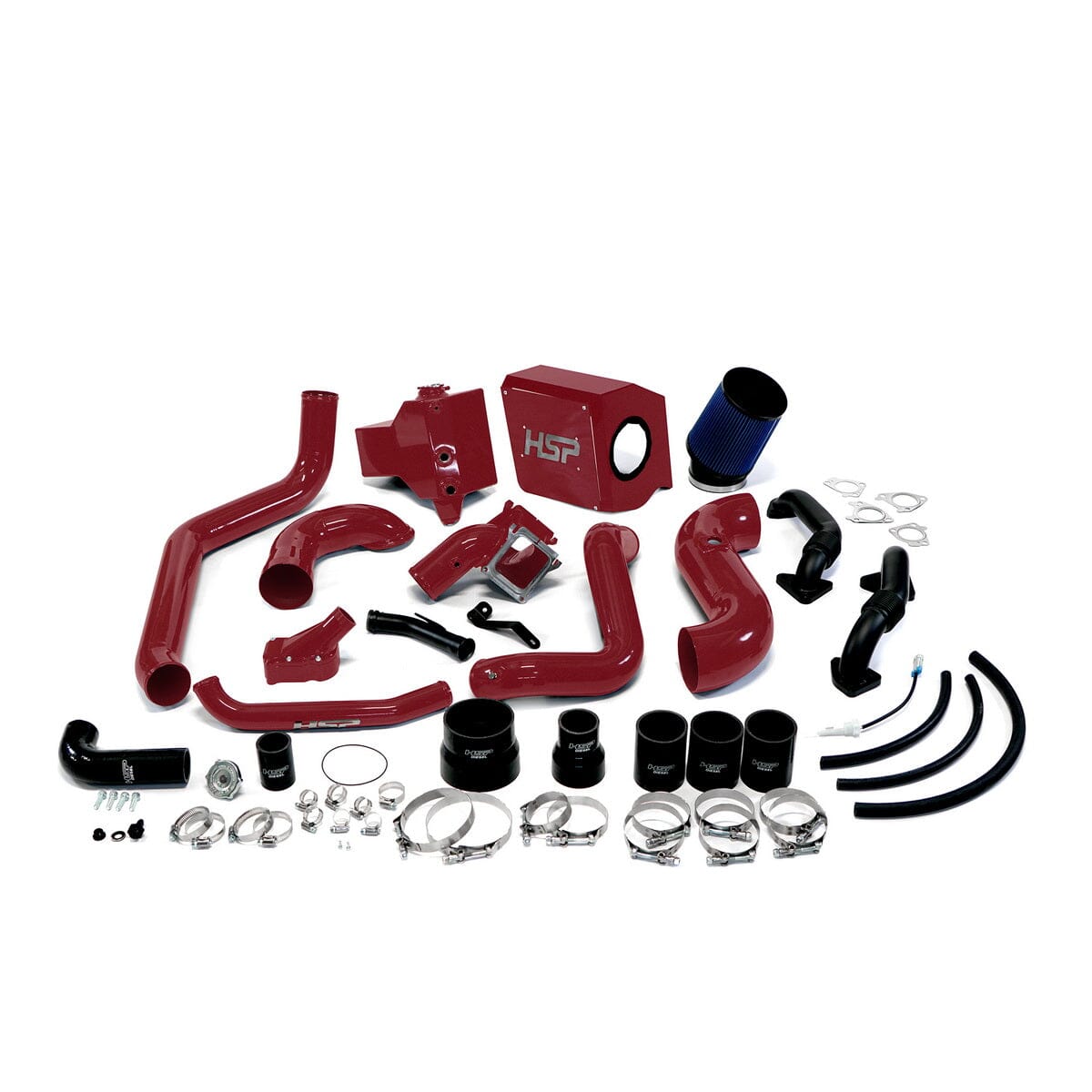 HSP Deluxe Max Air Flow Bundle (2006-2007 Chevrolet / GMC) Cold Air Intake HSP Diesel Candy Red 