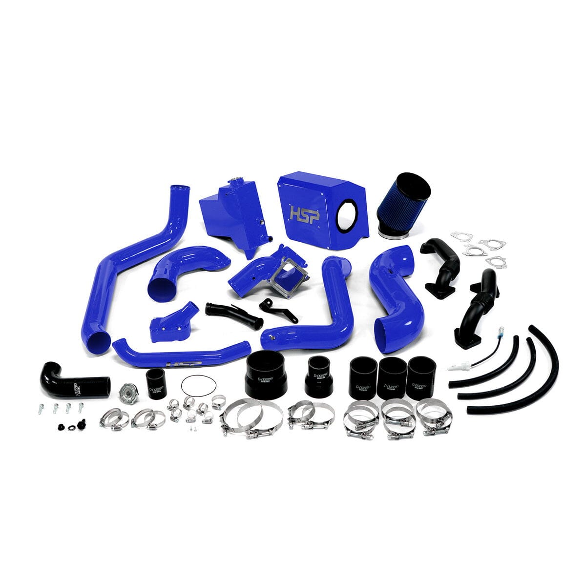 HSP Deluxe Max Air Flow Bundle (2007.5-2010 Chevrolet / GMC) Cold Air Intake HSP Diesel Candy Blue 