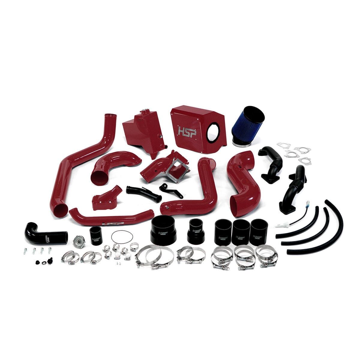 HSP Deluxe Max Air Flow Bundle (2007.5-2010 Chevrolet / GMC) Cold Air Intake HSP Diesel Candy Red 