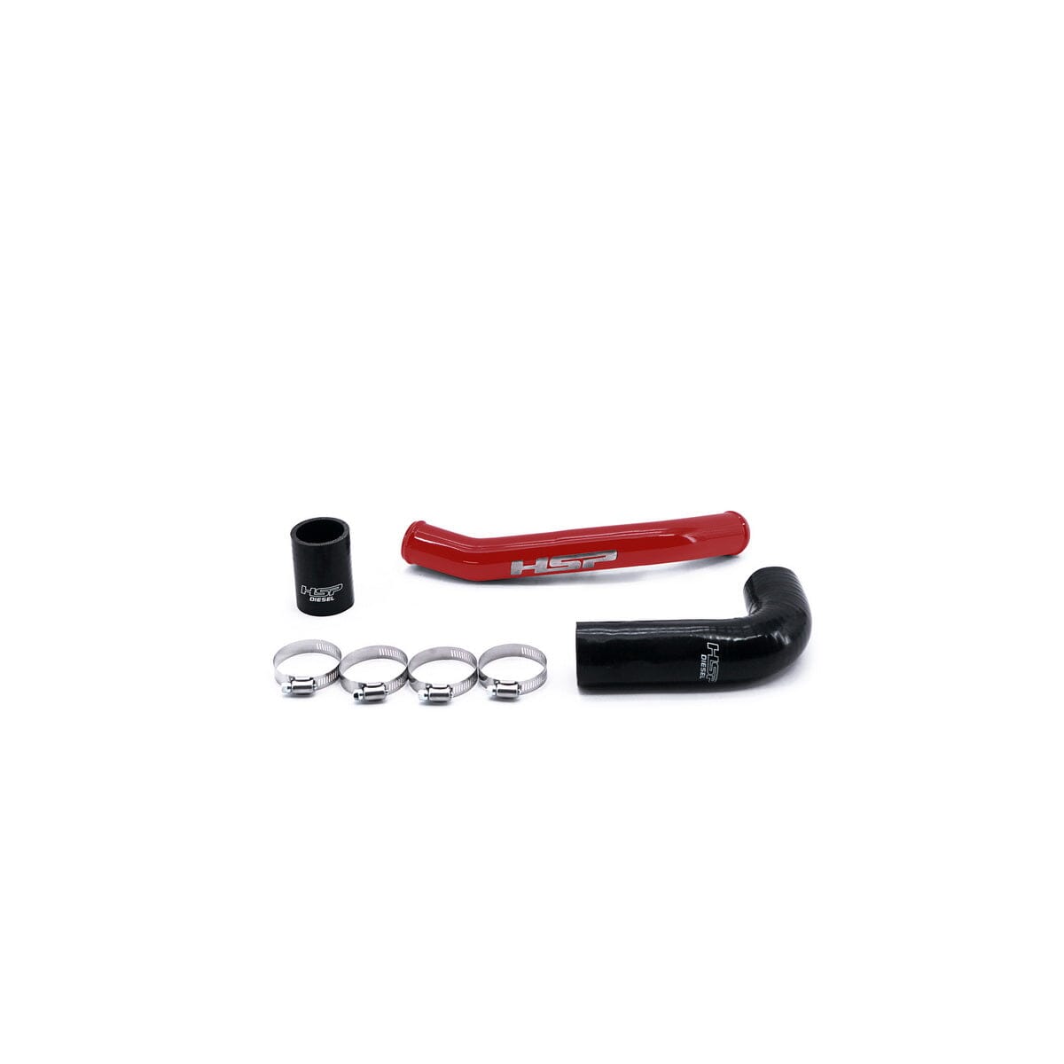 HSP Upper Coolant Tube (2011-2014 Chevrolet / GMC) Coolant Hose HSP Diesel Blood Red 