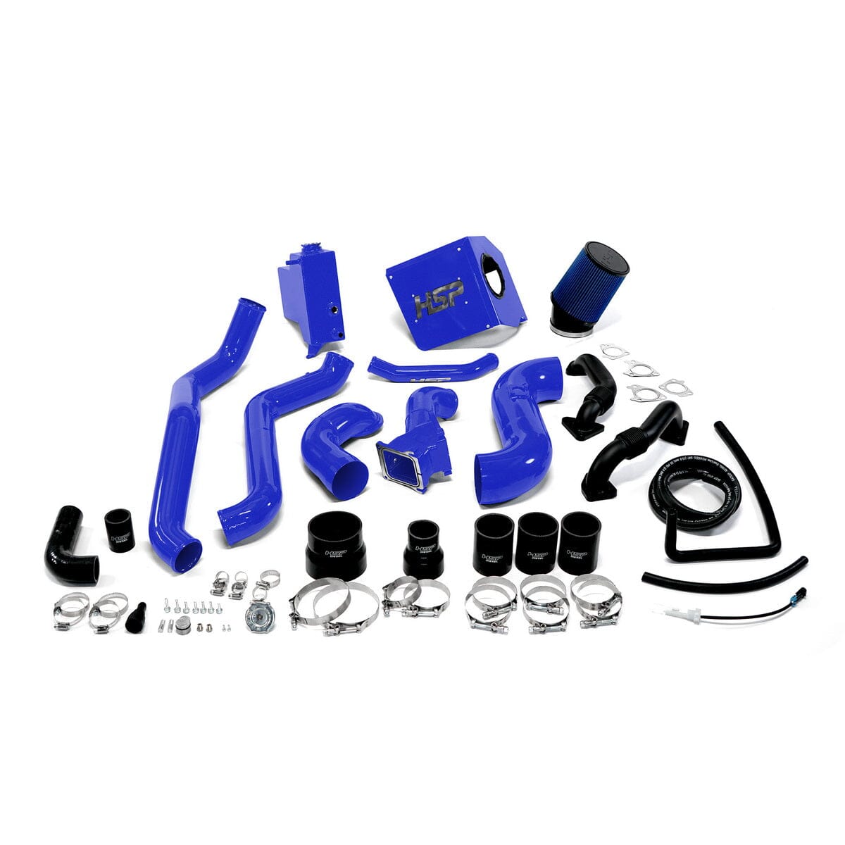 HSP Deluxe Max Air Flow Bundle (2011-2012 Chevrolet / GMC) Cold Air Intake HSP Diesel Candy Blue 