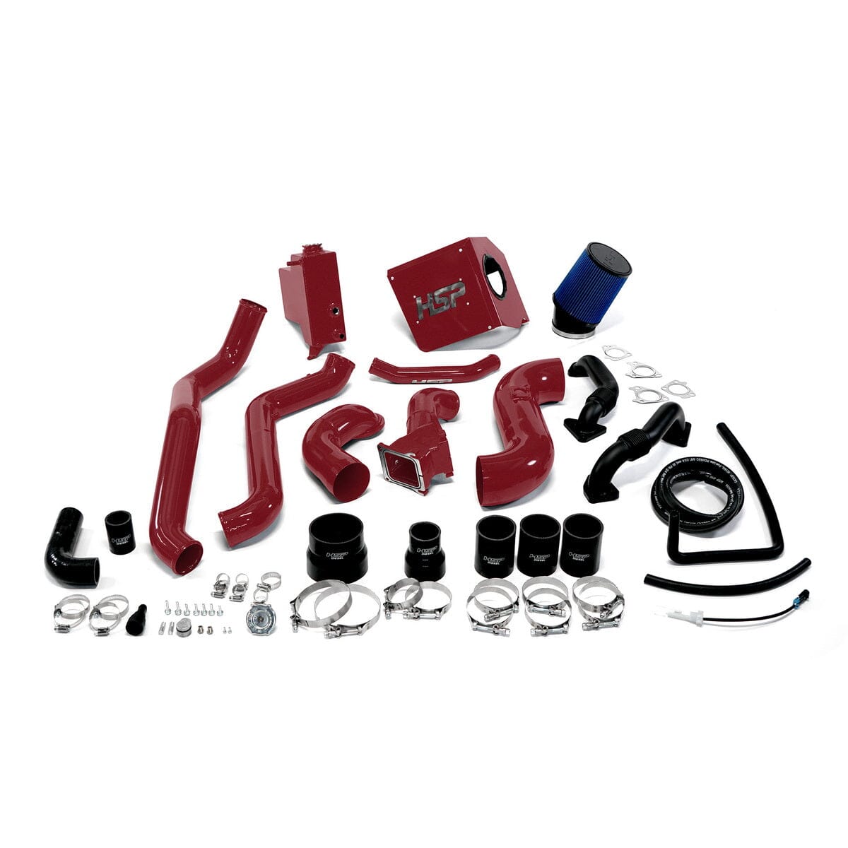 HSP Deluxe Max Air Flow Bundle (2011-2012 Chevrolet / GMC) Cold Air Intake HSP Diesel Candy Red 