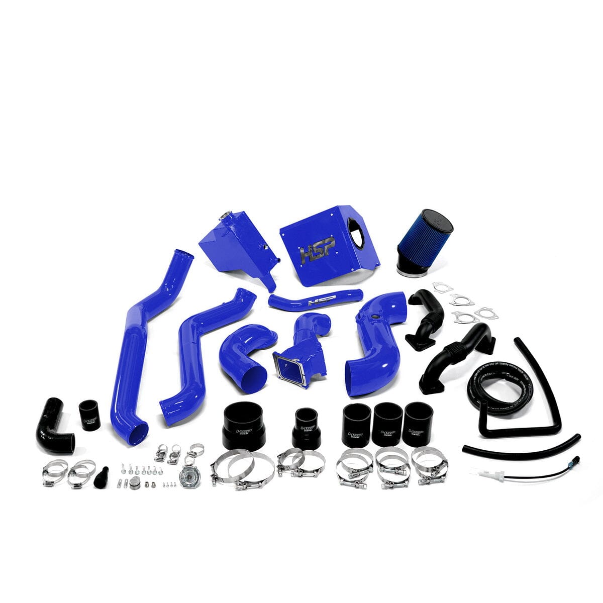 HSP Deluxe Max Air Flow Bundle HSP Diesel (2015-2016 Chevrolet / GMC) Cold Air Intake HSP Diesel Candy Blue 