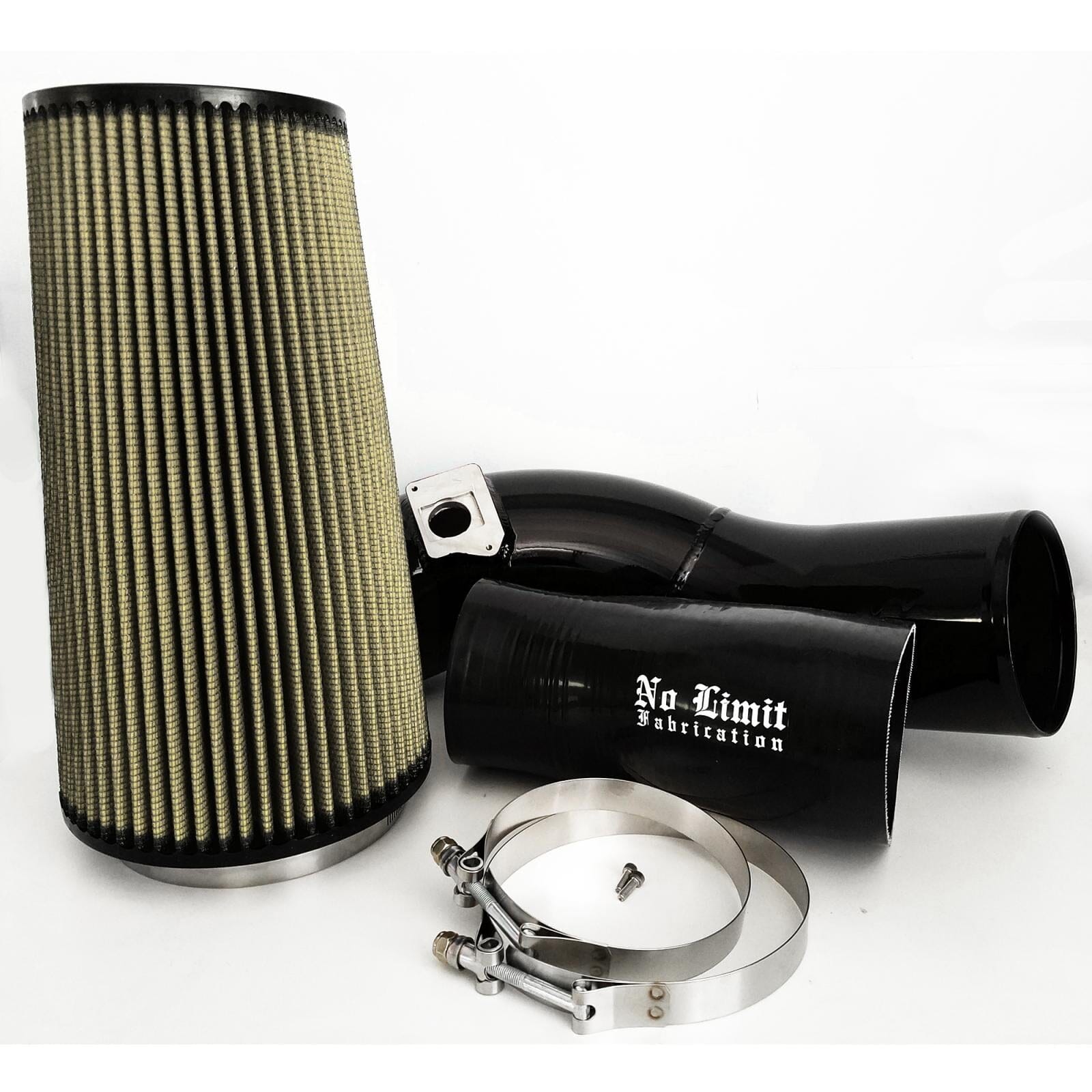 Cold Air Intake (2003-2007 Ford Powerstroke 6.0L) Cold Air Intake No Limit Fabrication 