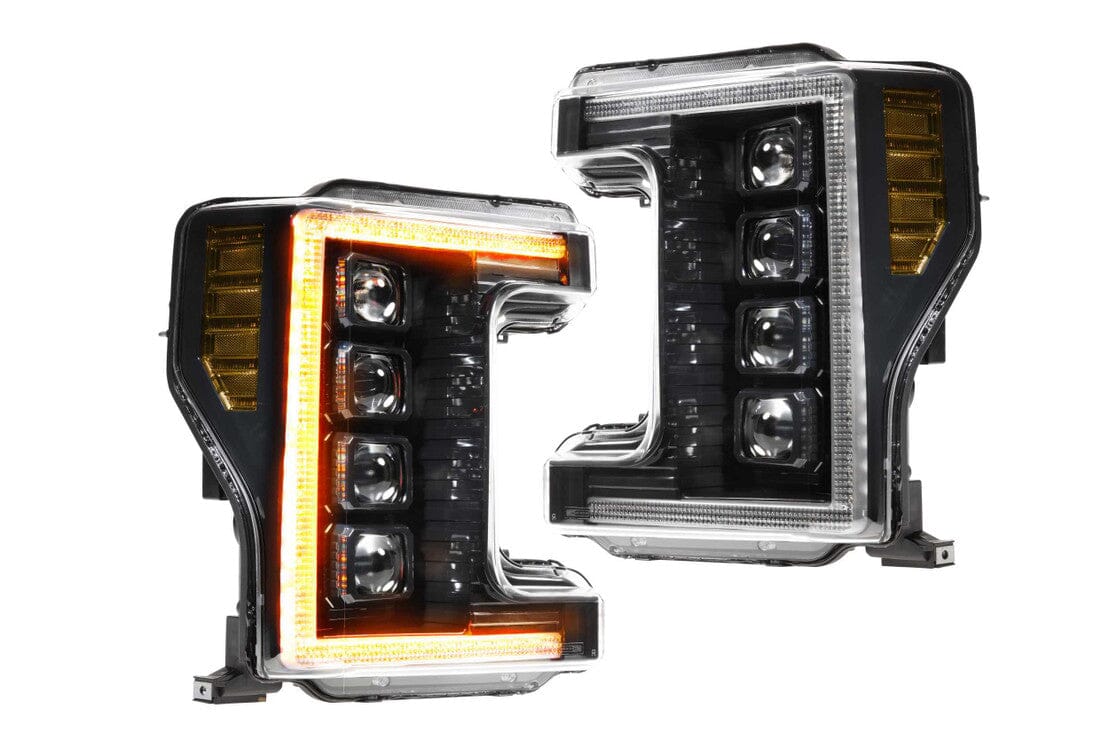 Morimoto XB LED Headlights - Amber DRL (Ford Super Duty 17-19) Headlights Morimoto 