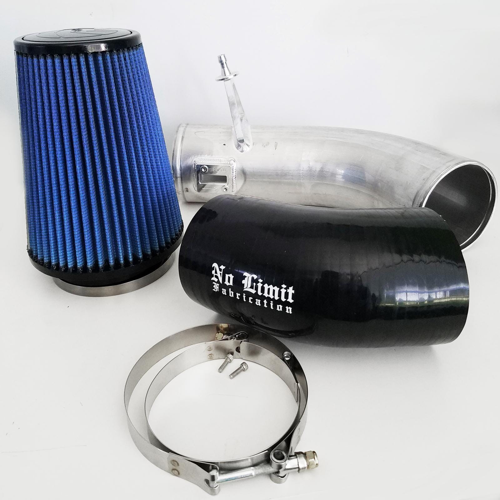 Stage 2 Cold Air Intake (2017+ Ford Powerstroke 6.7L) Cold Air Intake No Limit Fabrication 