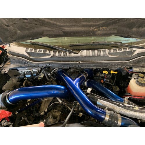 Polished Stainless Intake Piping Kit (2017-2020 Ford Powerstroke 6.7L) Engine Intake Manifold No Limit Fabrication 