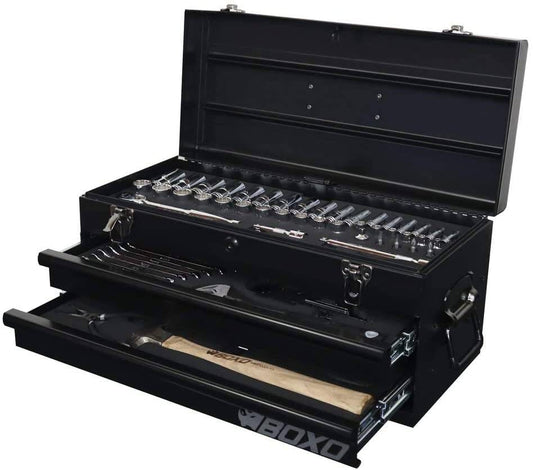 Boxo Usa 113 Piece Metric Tool Set With 2 Drawer Hand Carry Box No Limit Fabrication 