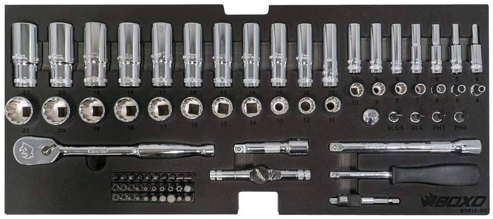 Boxo Usa 113 Piece Metric Tool Set With 2 Drawer Hand Carry Box No Limit Fabrication 