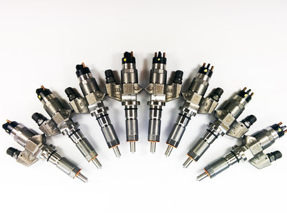 Reman Injector Set - 100% Over - SAC Nozzle (Duramax 01-04 LB7) Fuel Injector Dynomite Diesel 