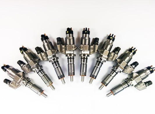 Reman Injector Set - 45% Over - 75hp (Duramax 01-04 LB7) Fuel Injector Dynomite Diesel 