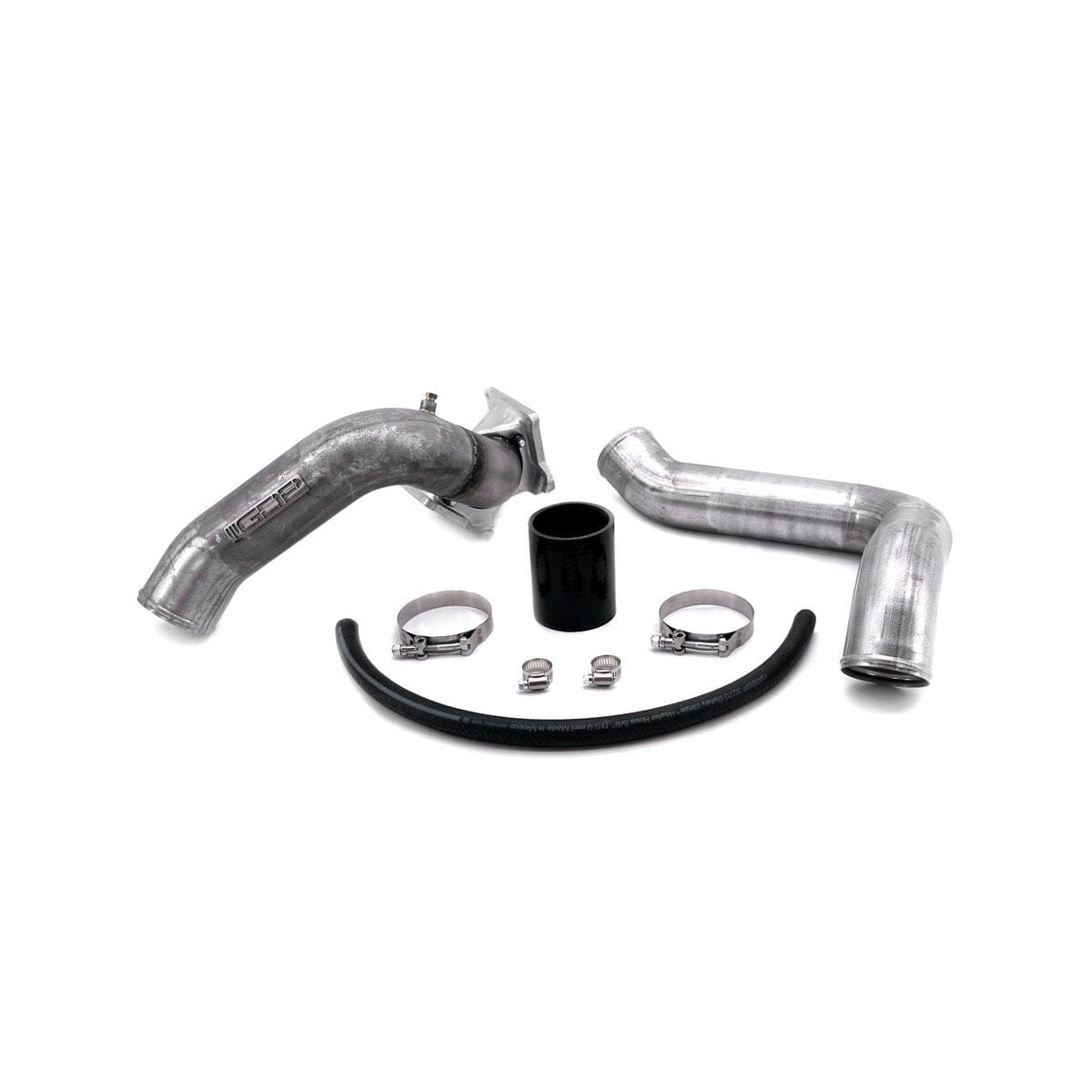 Max Flow Bridge And Cold Side Tube (2004.5-2005 6.6L LLY Duramax) Intercooler Piping GDP Raw 