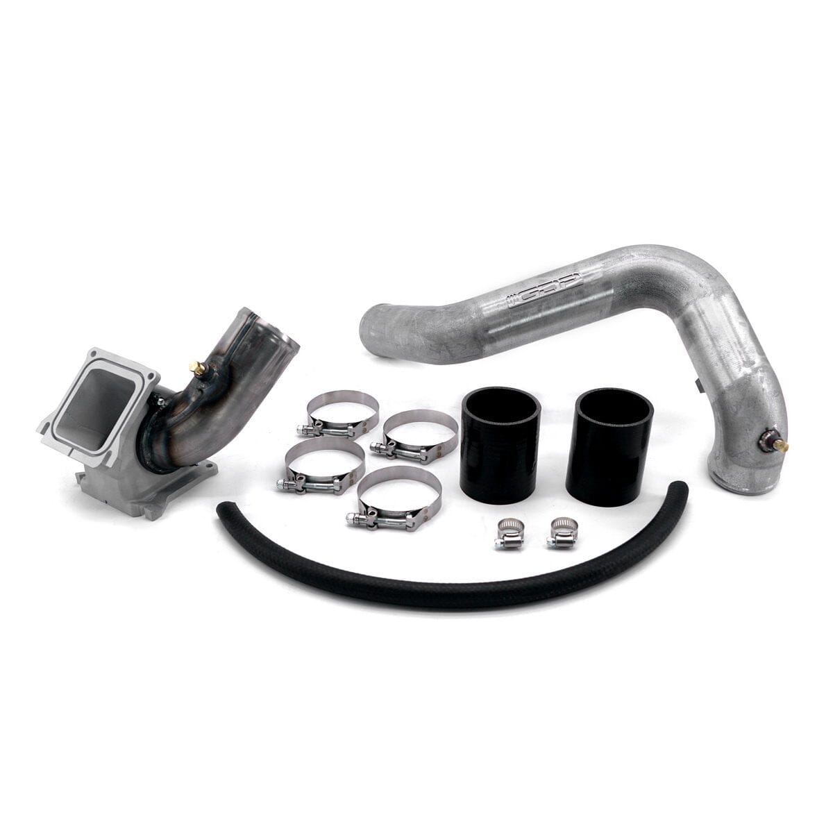 Max Flow Bridge And Cold Side Tube (behind Alt) (2006-2010 6.6L LBZ/LMM Duramax) Intercooler Piping GDP Raw 