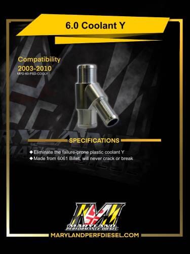 MPD Billet Coolant Y (03-07 Powerstroke) Maryland Performance Diesel 
