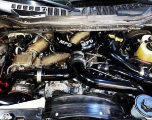 MPD Upper Coolant Hose Kit (20-22 Powerstroke Dual Radiators Only) Maryland Performance Diesel 